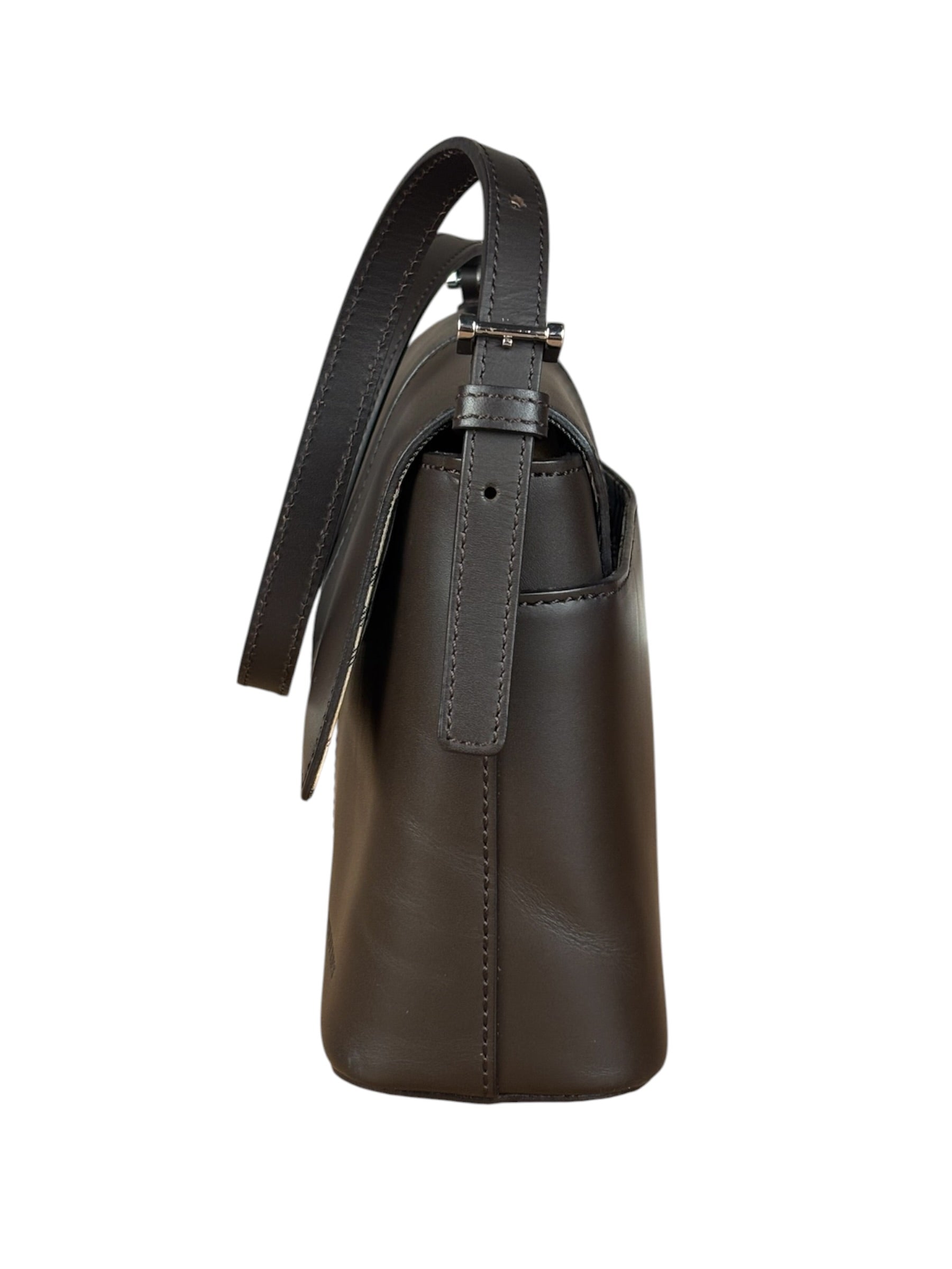 Burberry Brown Leather Shoulder Bag