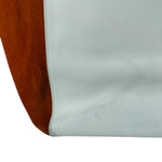 Celine Cabas Phantom Orange Suede Tote Bag