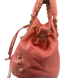 Balenciaga Pink Leather Agneau Small 21 Two-Way Bag