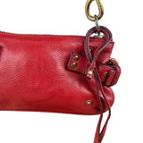 Chloe Red Leather Mini Paddington Pochette
