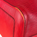 Louis Vuitton Red Epi Keepall Duffel Hand Bag