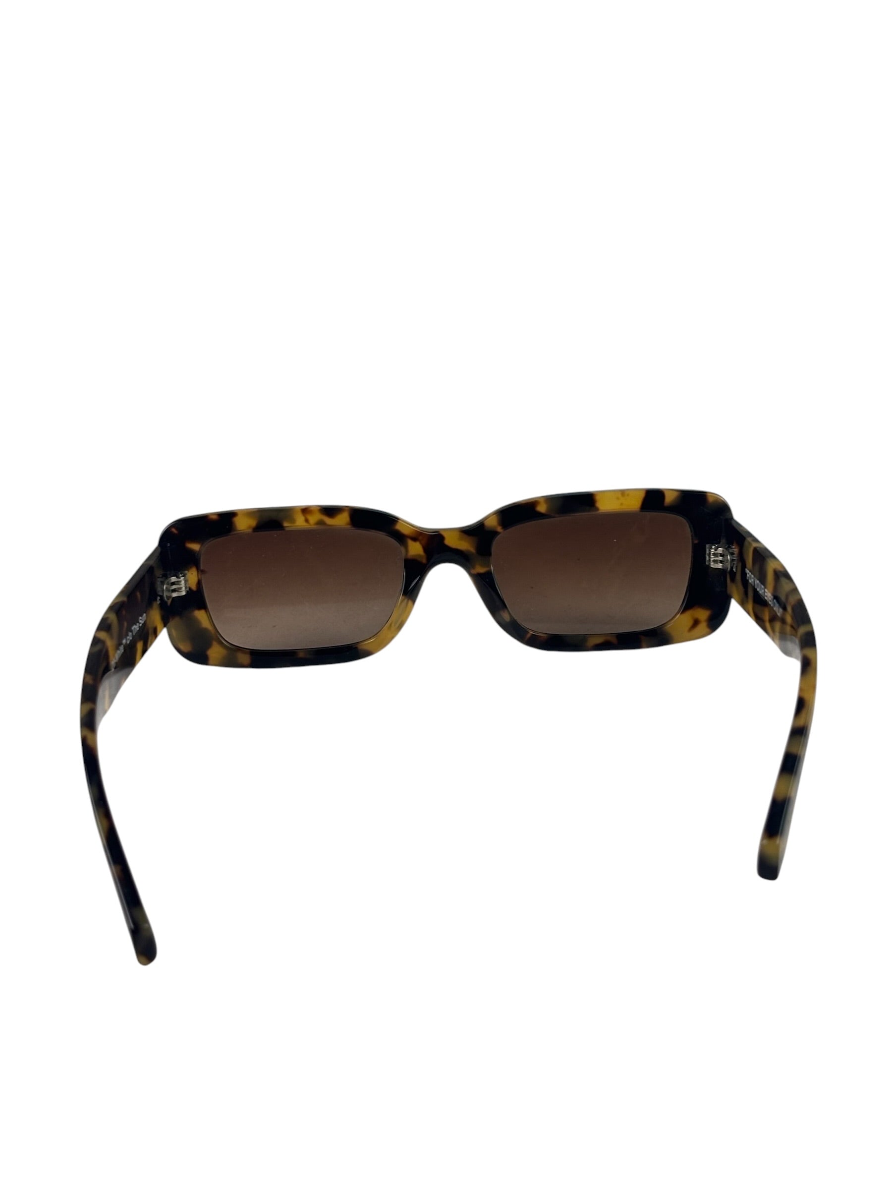 Off-White Tortoiseshell Rectangular C/O The Sun Sunglasses