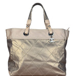 Chanel Paris-Biarritz Gold Quilted Tote Bag 2006
