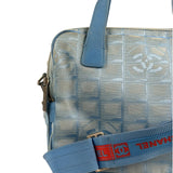 Chanel Blue CC Travel Line Tote Two-Way Bag