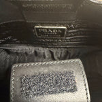 Prada Red/Black Leather Asymmetry Hobo Bag