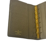 Louis Vuitton Damier Ebene Trunk & Labels Small Ring Agenda Cover