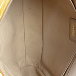 Chanel Yellow Patent Chocolate Bar Quilted CC Shoulder Bag 2002