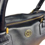 Tory Burch Saffiano Leather Navy Boston Bag