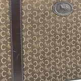 Celine Vintage Macadam Canvas Travel Bag