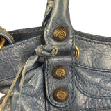 Balenciaga Light Blue Arena Leather Classic Le City