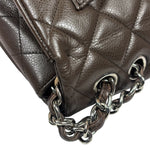 Chanel Chocolate Brown Caviar Quilted Flap Bag 2009