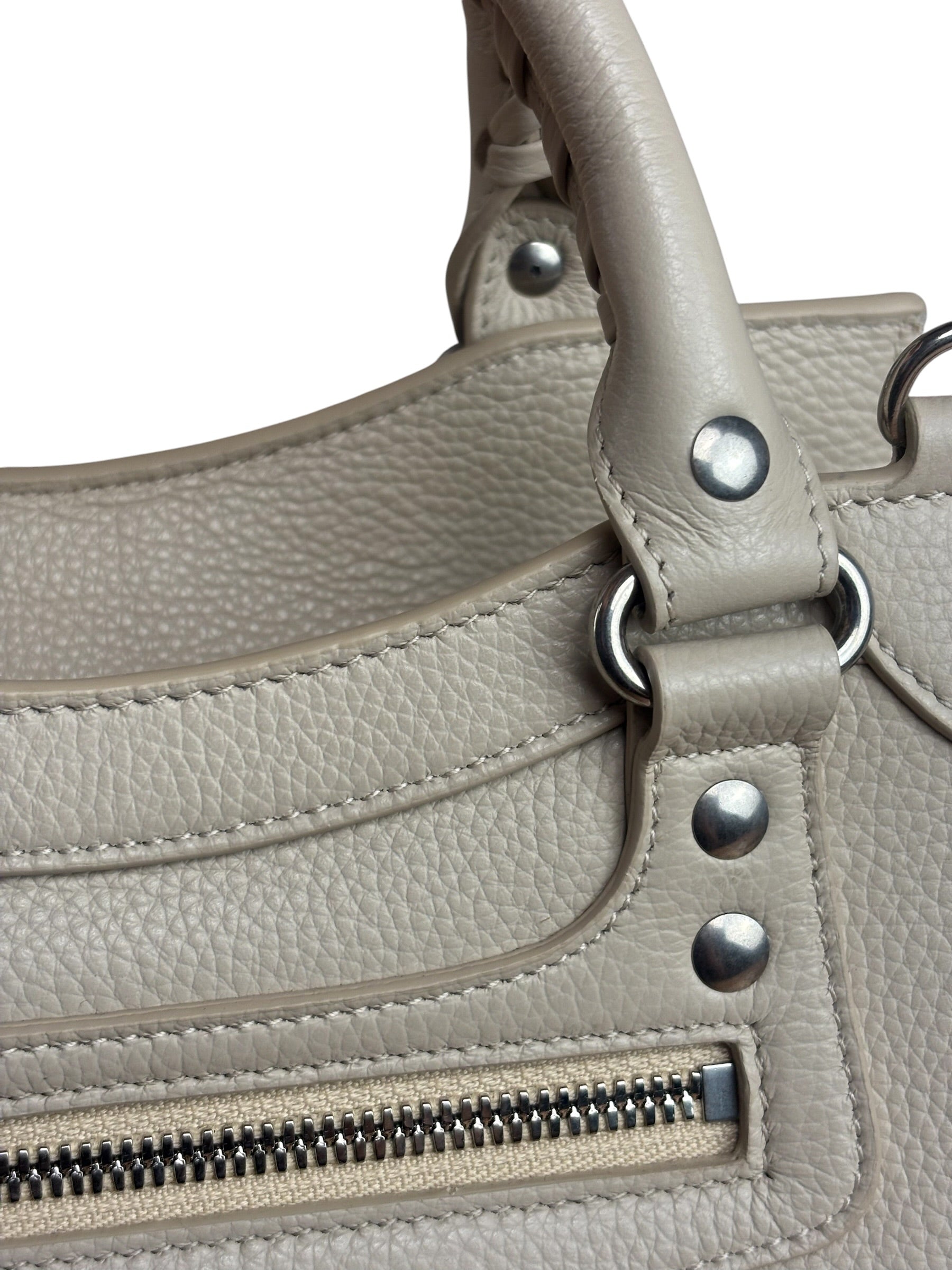 Balenciaga Beige Neo Classic City Bag