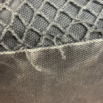 Chanel Vintage Canvas & Leather Chocolate Bar Fold-Over Tote Bag