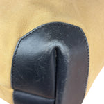 Gucci Vintage Brown Canvas Zip Tote