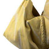Bottega Veneta Yellow Calfskin Fortune Cookie Hobo