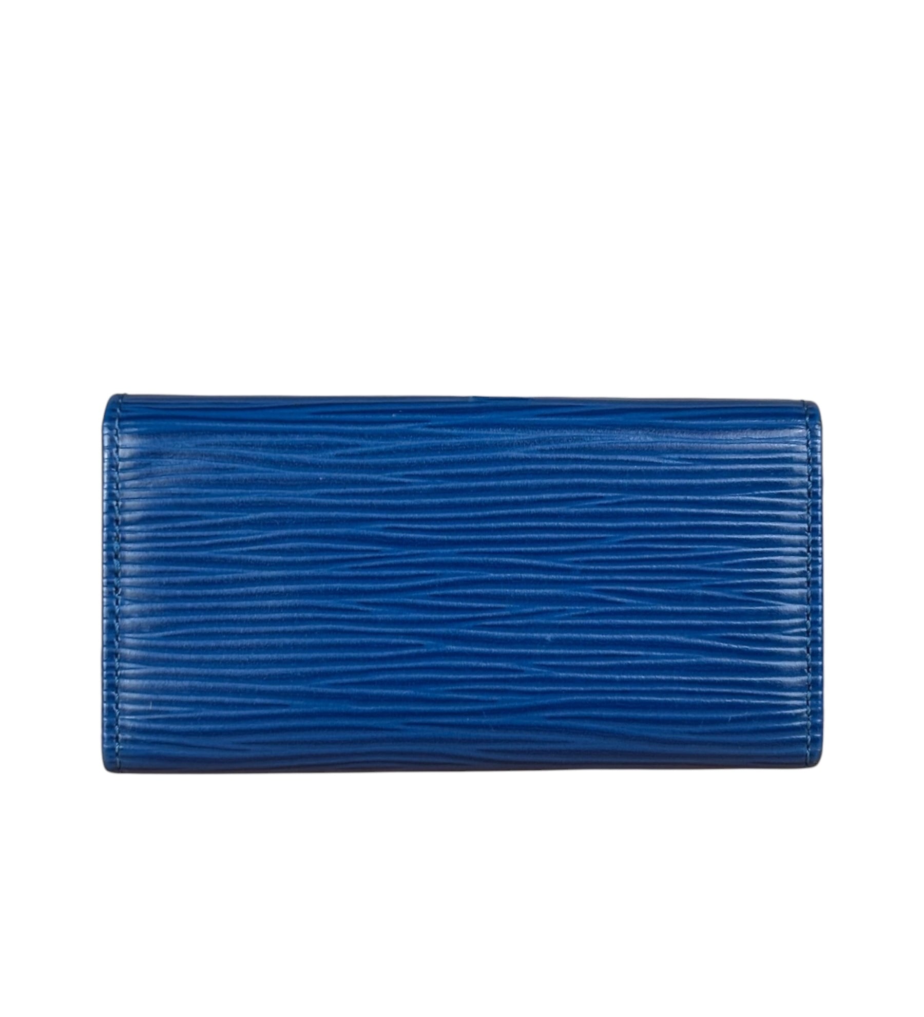 Louis Vuitton Navy Blue Epi Leather Key Holder