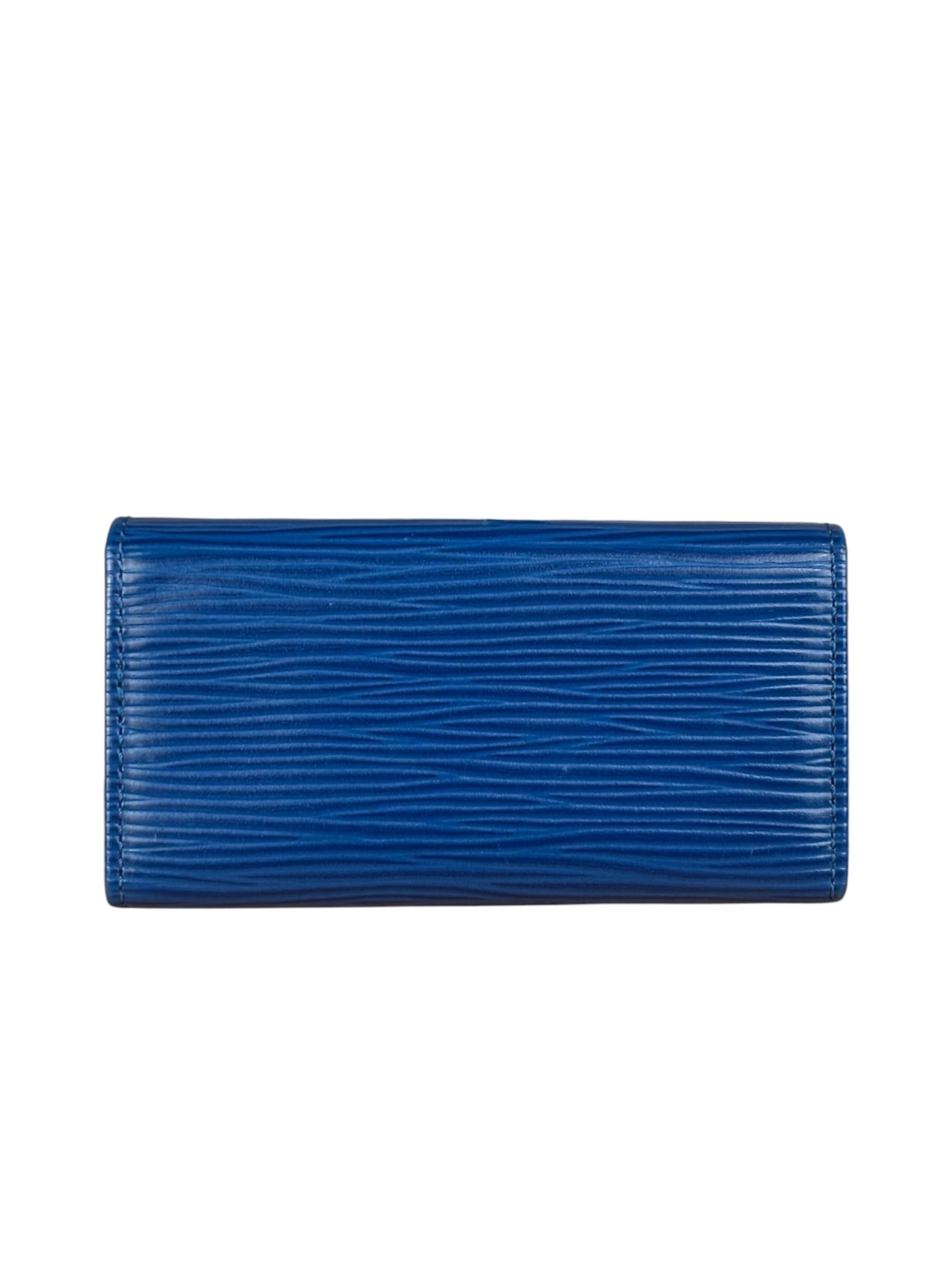 Louis Vuitton Navy Blue Epi Leather Key Holder