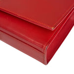 Yves Saint Laurent Red Leather Medium Kate Shoulder Bag