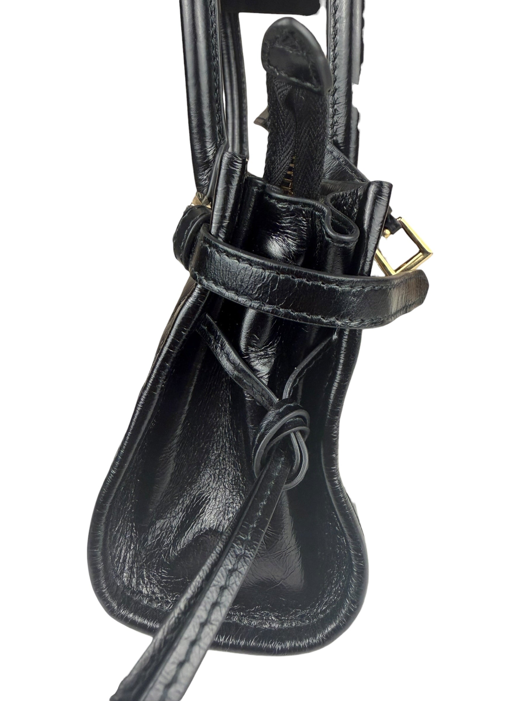 Prada Black Bonnie Calfskin Shoulder Bag