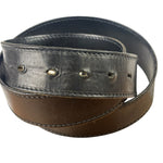 Gucci Silver-Toned Leather Belt
