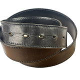 Gucci Silver-Toned Leather Belt