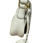 Gucci Limited Edition White Leather Marrakech Satchel Shoulder Bag