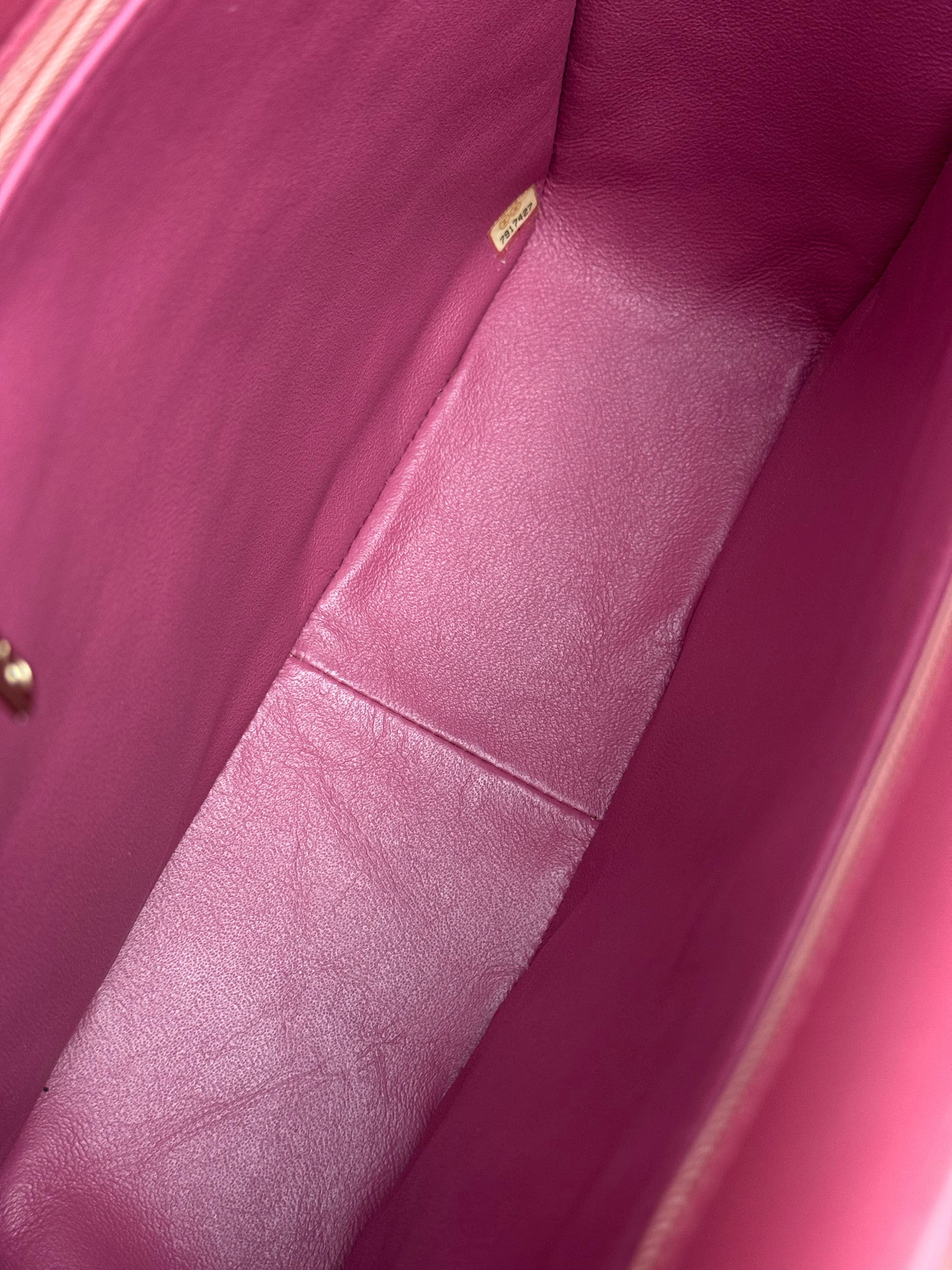 Chanel Chocolate Bar Patent Tote 2002