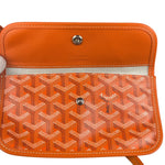 Goyard Saint Louis Orange Leather Tote Bag