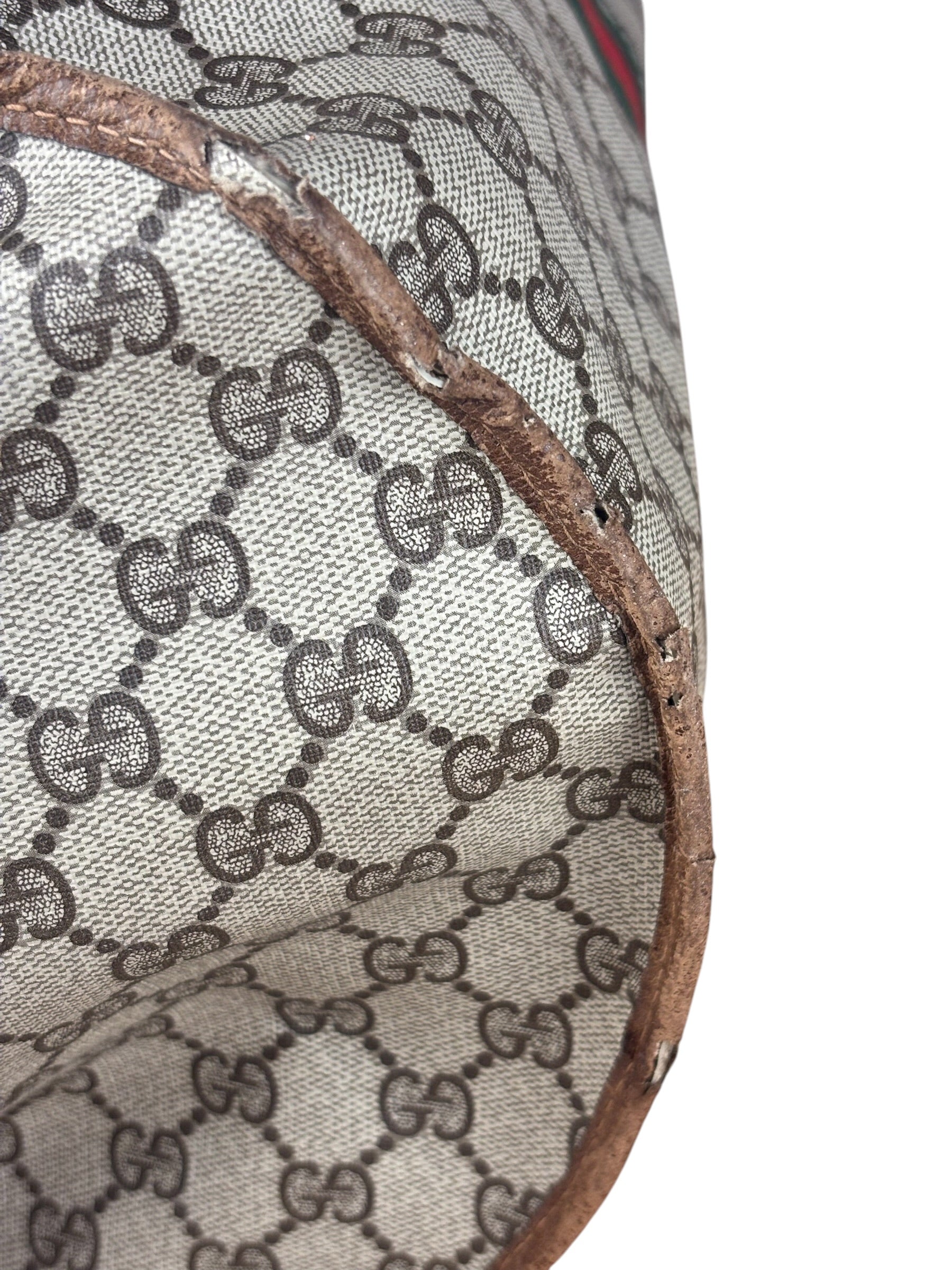 Gucci GG Vintage Coated Canvas Boston Bag