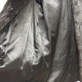 Vintage Black Mink Fur Coat