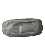 Coach Grey Pythonskin  Indy Babouska Two-Way Shoulder Bag