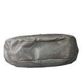 Coach Grey Pythonskin  Indy Babouska Two-Way Shoulder Bag