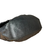 Fendi B Biz Black Leather Shoulder Bag