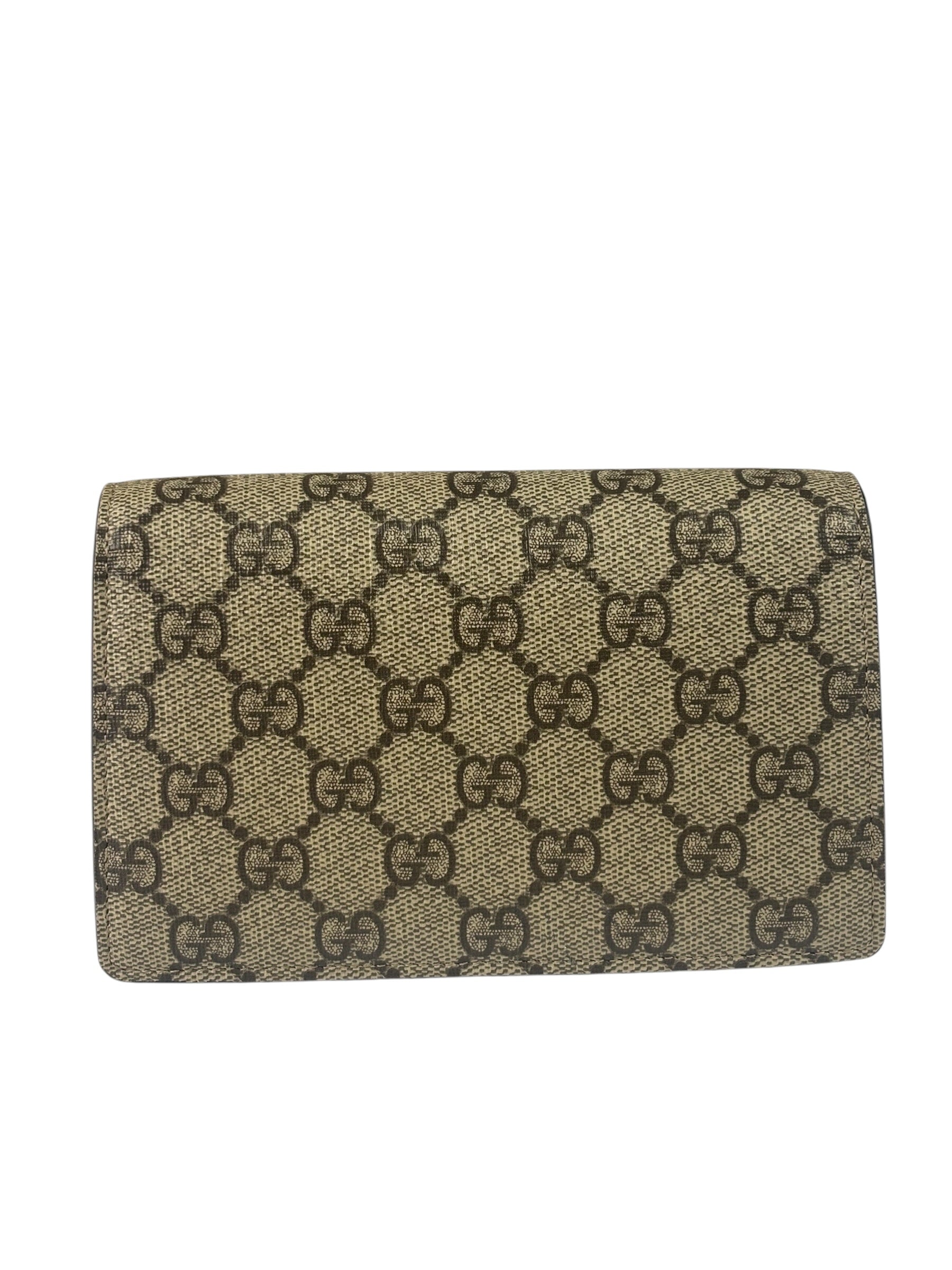 Gucci Beige GG Supreme Nano Dionysus Shoulder Bag
