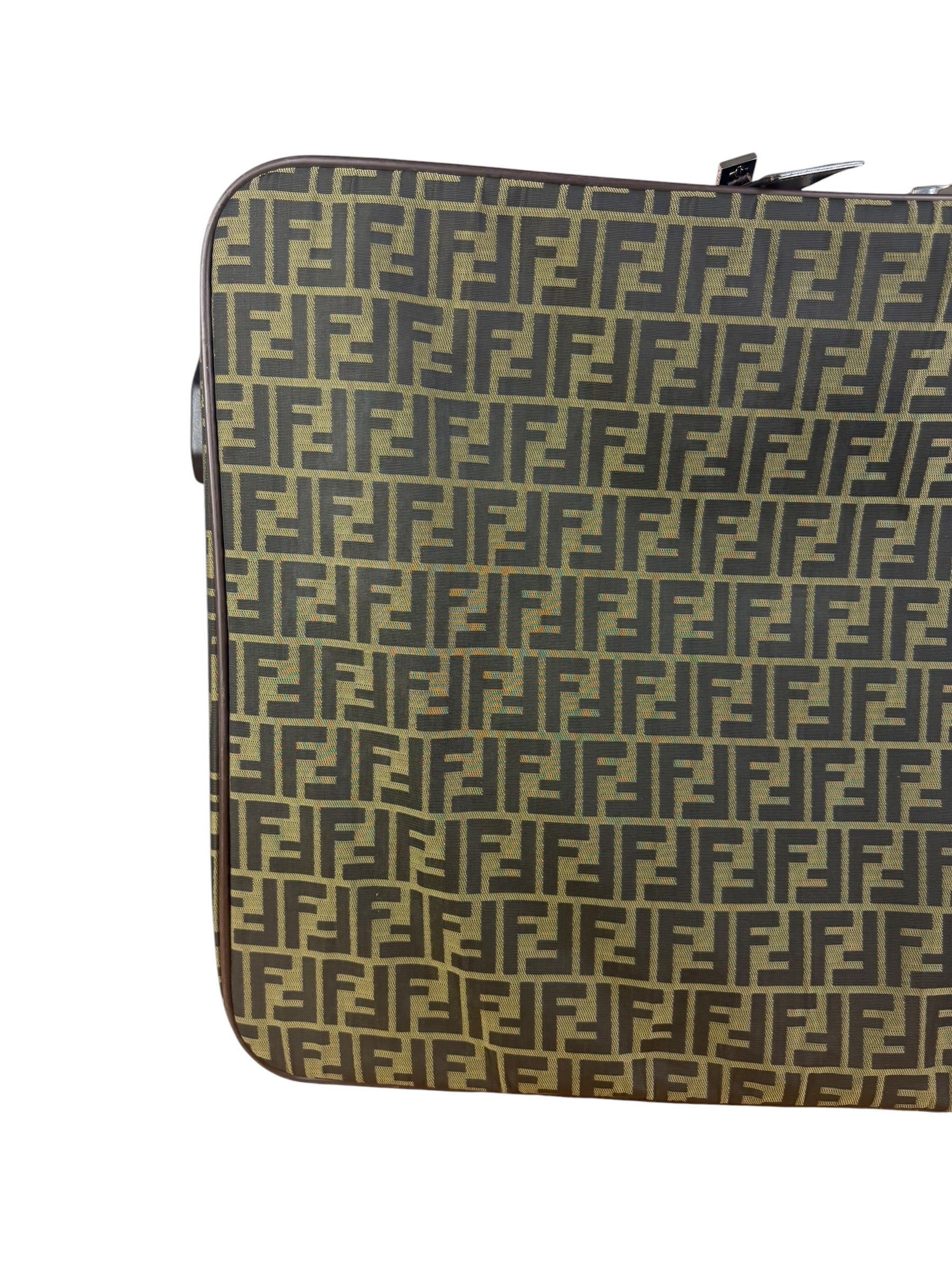 Fendi FF Canvas Suitcase