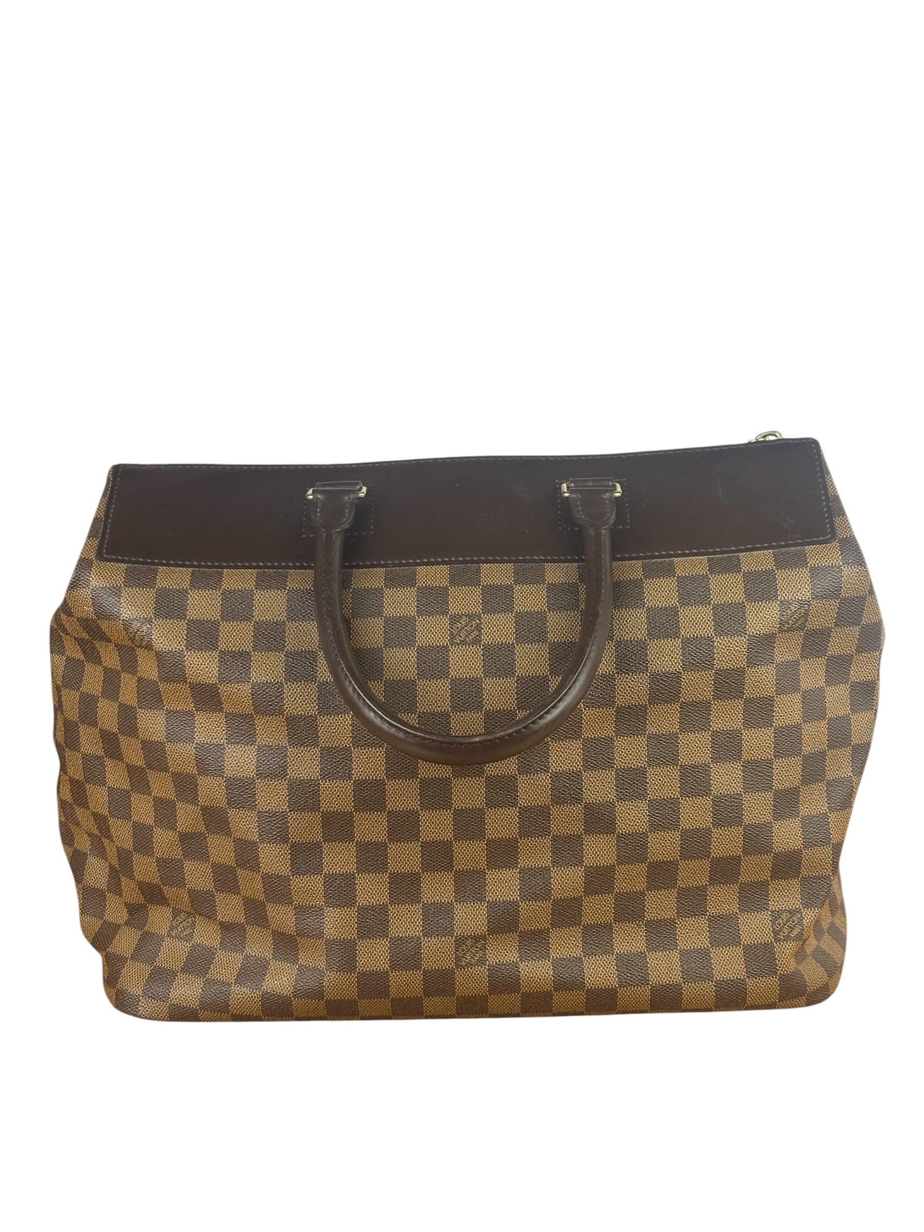 Louis Vuitton Damier Ebene Greenwich Travel Handbag GM