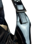 Gucci Vintage TF Black Patent Leather Jackie Hobo Bag