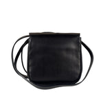 Ferragamo Black Leather Flap Mini Shoulder Bag
