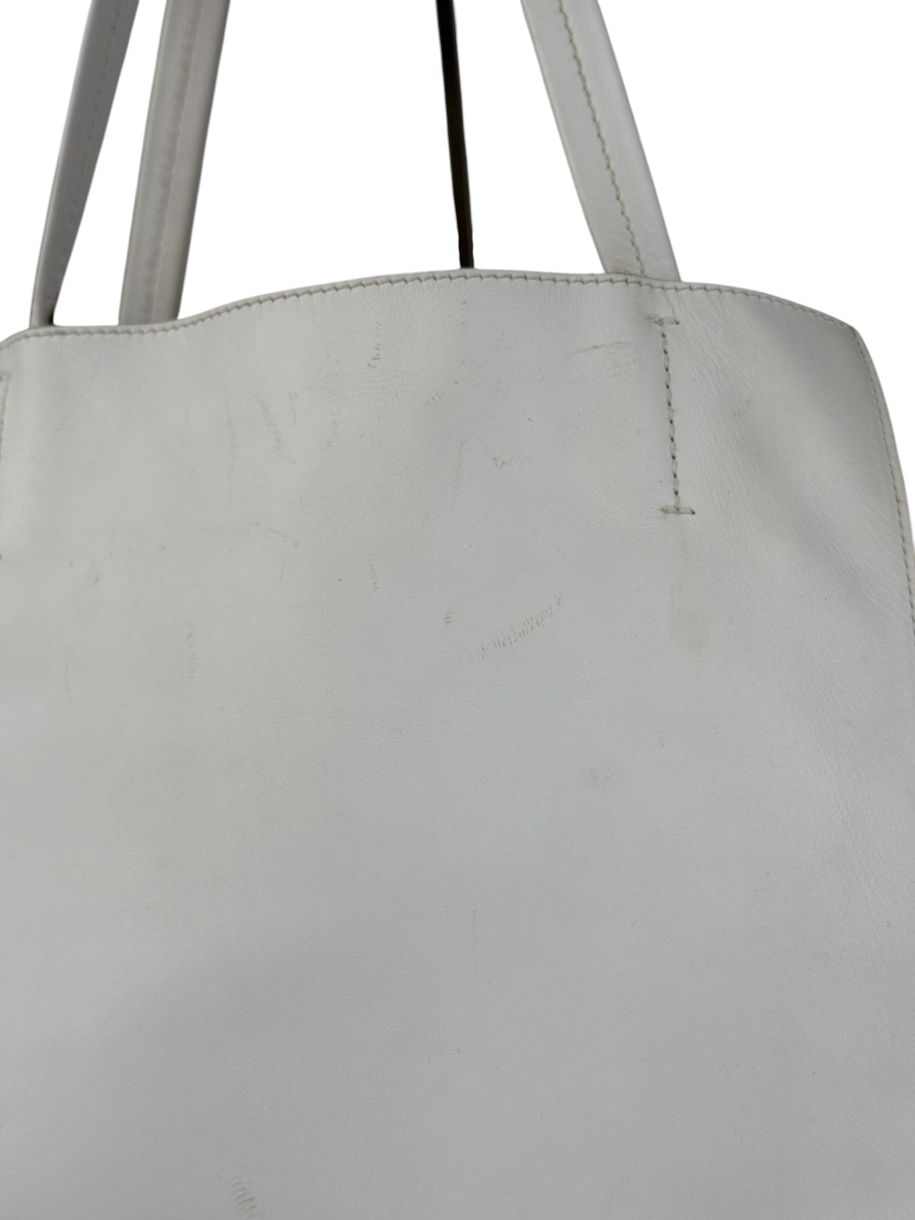 Celine Cabas Phantom Orange Suede Tote Bag