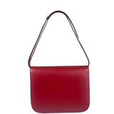 Celine Red Leather Box Crossbody Bag