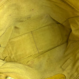 Chanel CC 1997 Chartreuse Leather Flap Shoulder Bag