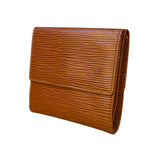 Louis Vuitton Brown Leather Elise Compact Wallet
