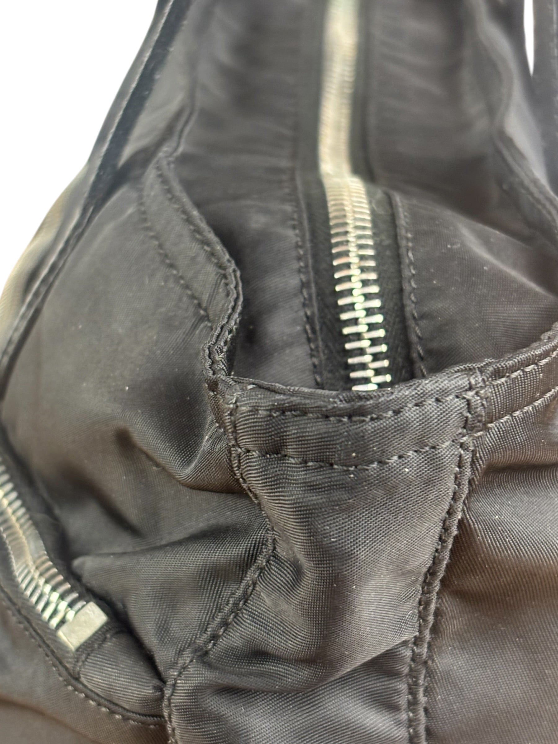 Prada Black Nylon Tote Bag