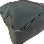 Ferragamo Vintage Black Leather Lined Shoulder Tote