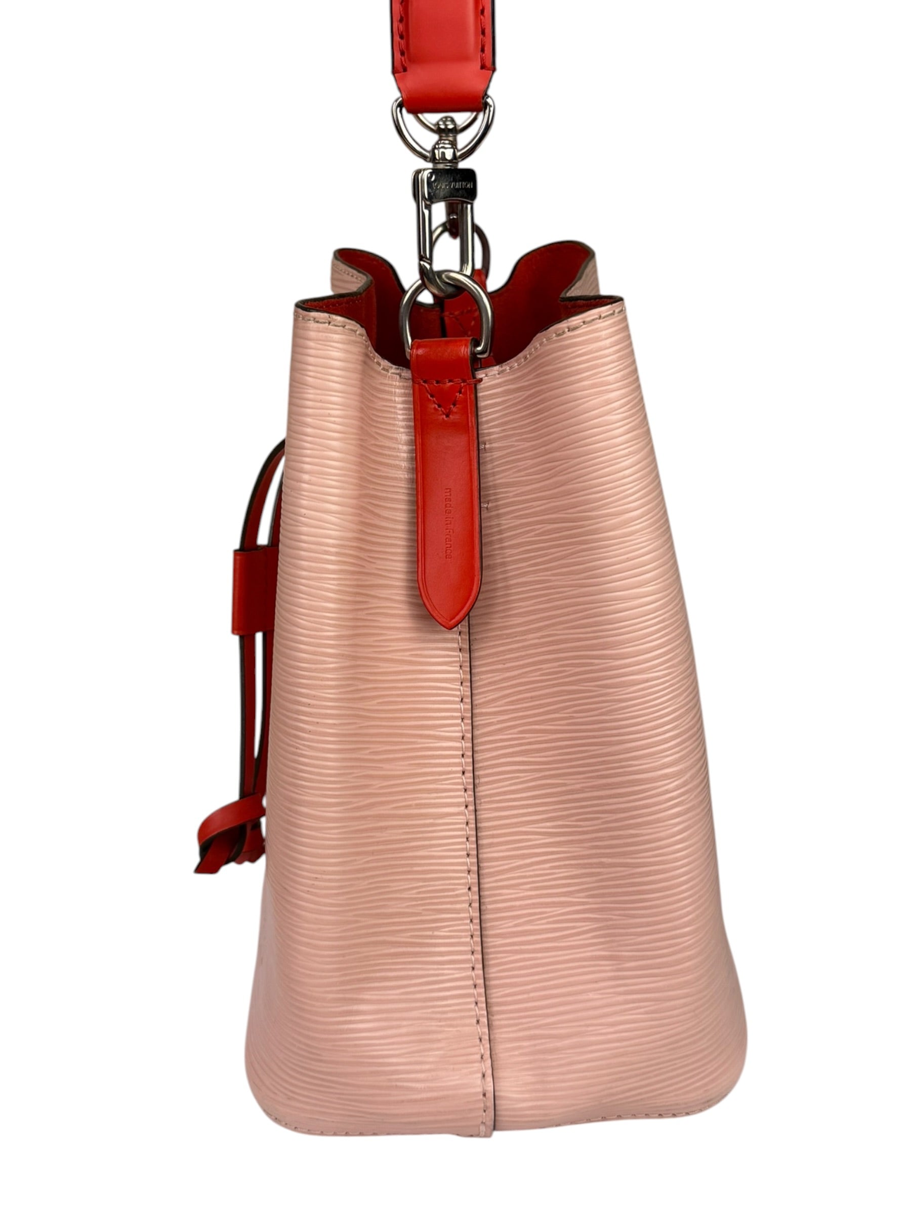 Louis Vuitton Epi Rose Ballerine NeoNoe BB Bucket Handbag