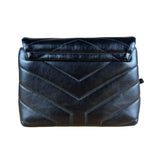 Saint Laurent Loulou Black Leather Shoulder Bag