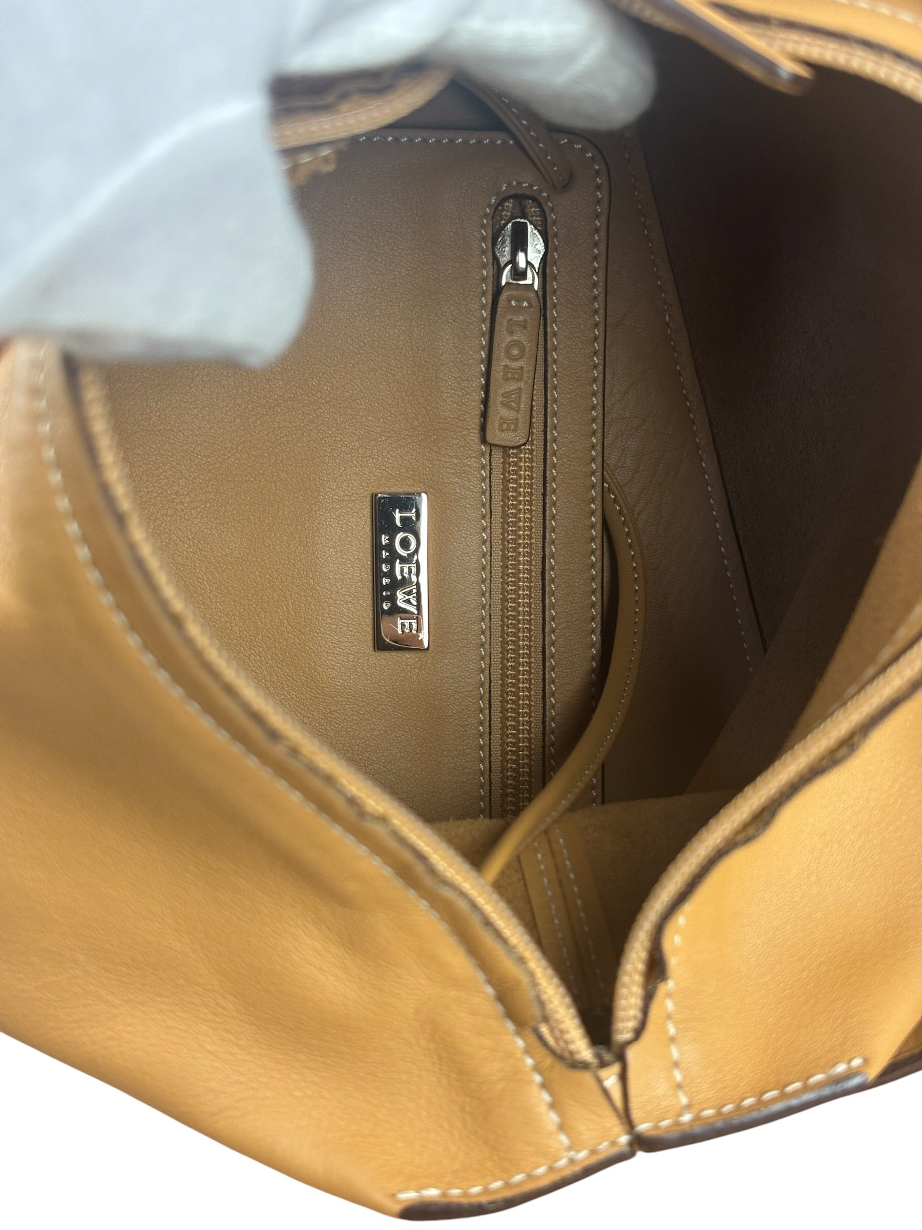 Loewe Cubi Leather Hand Bag