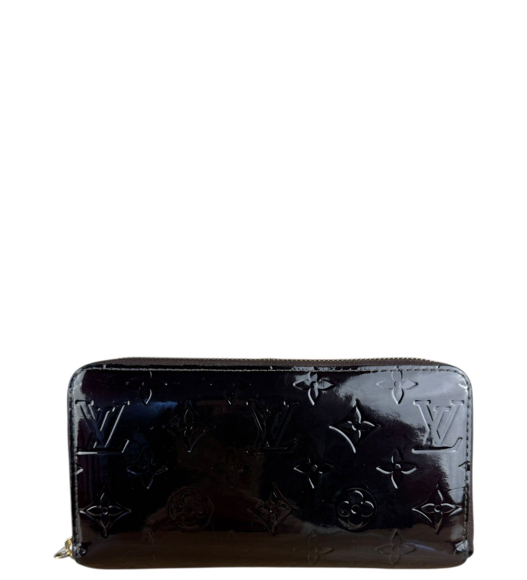 Louis Vuitton Monogram Vernis Amarante Long Zippy Wallet