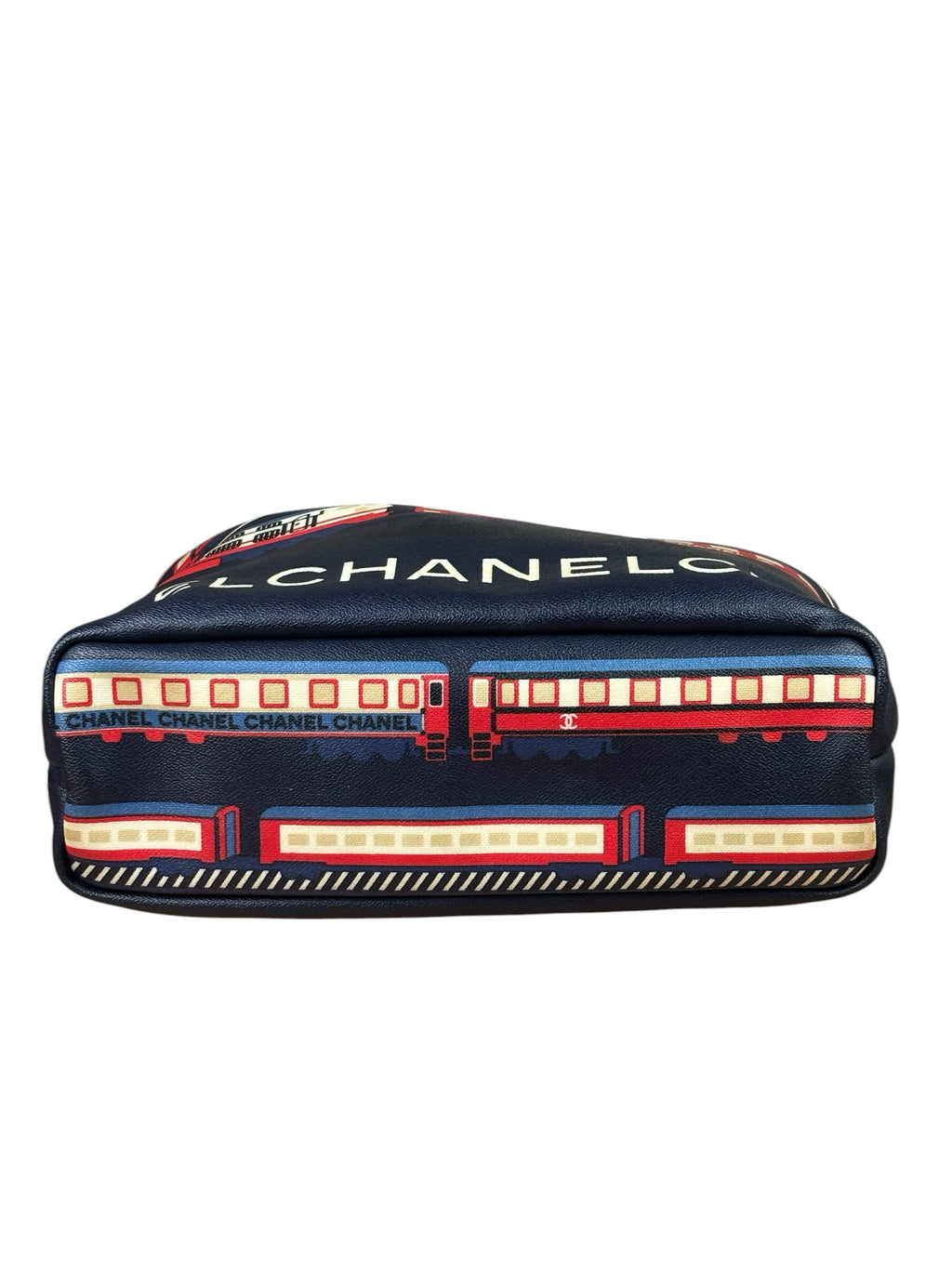 Chanel Colorblock Caviar Le Train Station Tote 2006