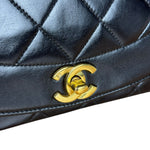 Chanel CC Diana Flap Bag Black 1994
